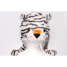 Animal Hat - Tiger 15 (white)